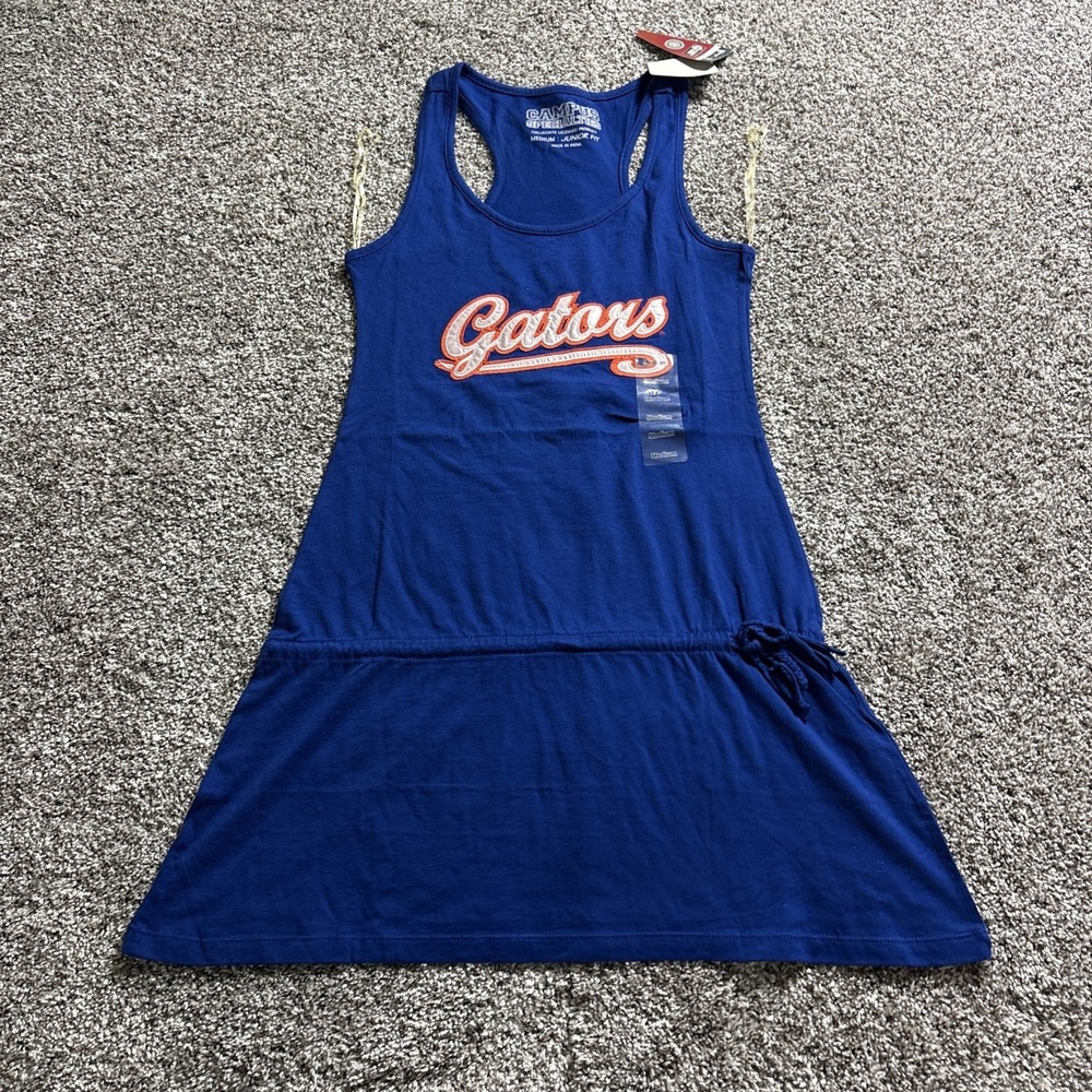 NEW Florida University Gators Women Dress Junior Fit Officially Licensed Medium